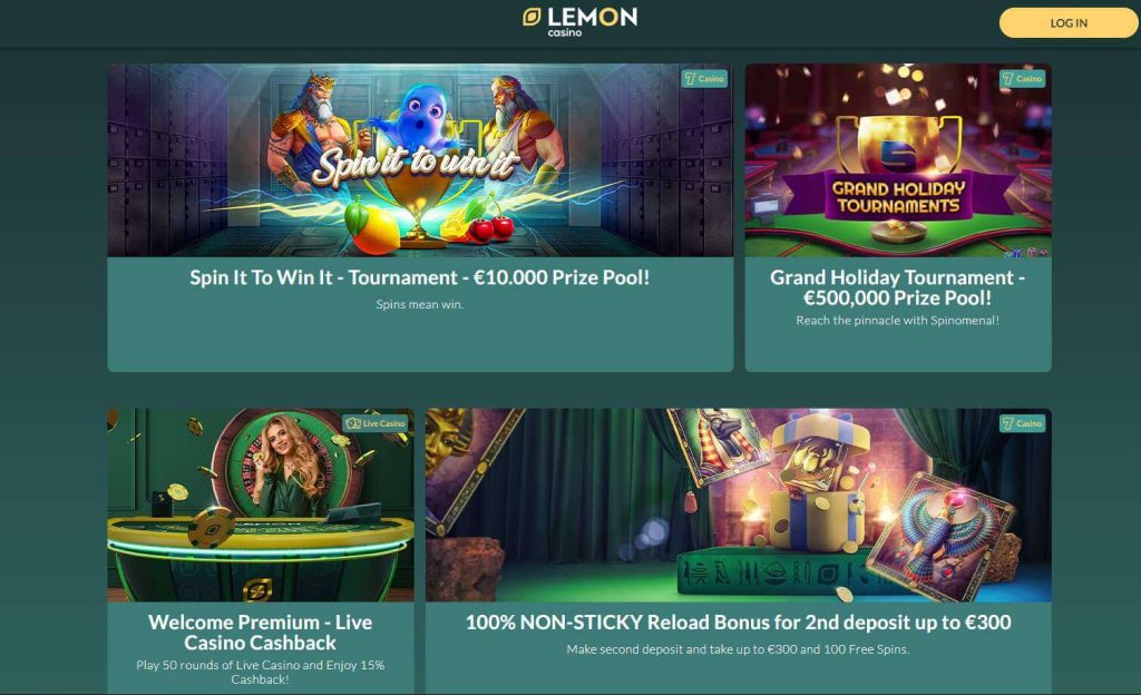 lemon casino bonus