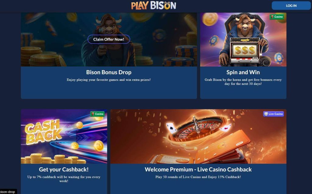 playbison casino bonus